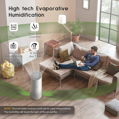 Afloia Kilo Pro 2-IN-1 Air Purifier & Humidifier